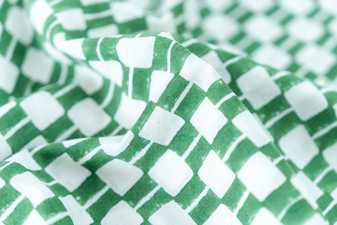 Vintage Green Block Shirt