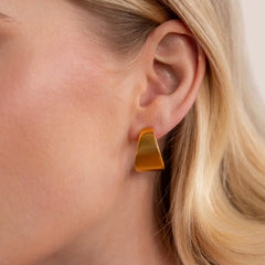 Vioraia Gigi Semi Hoop Earrings