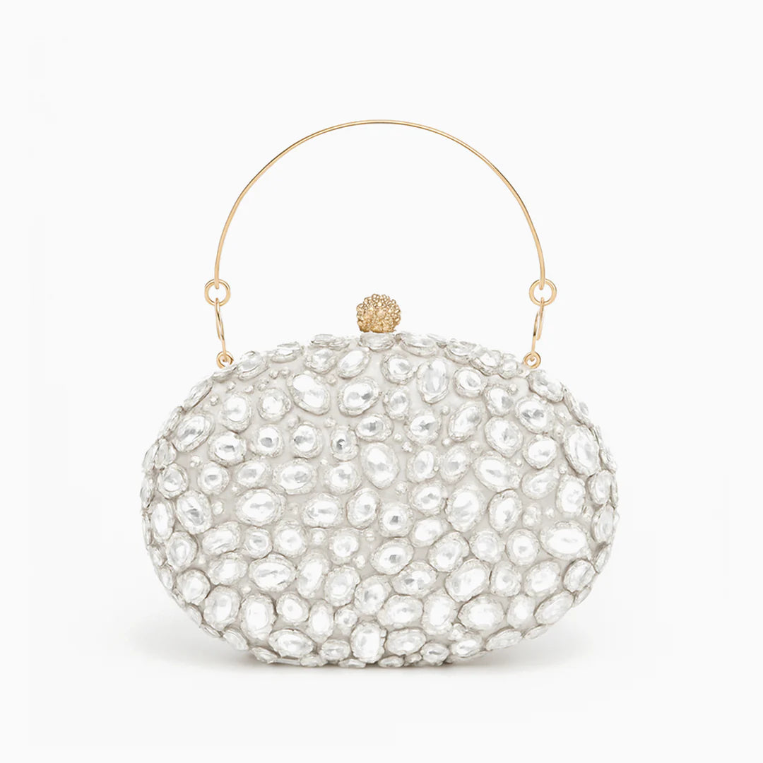 Vioraia Seraphine Gemstone Clutch Bag