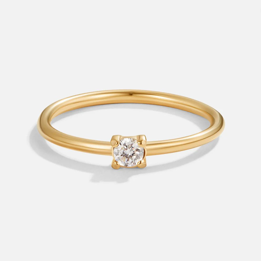 Vioraia Birthstone 18K Gold Rings