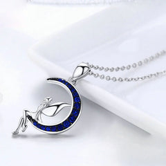 Vioraia Blue Moon Fairy Necklace