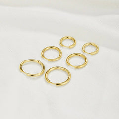 Vioraia Triple Hoop Earrings Set