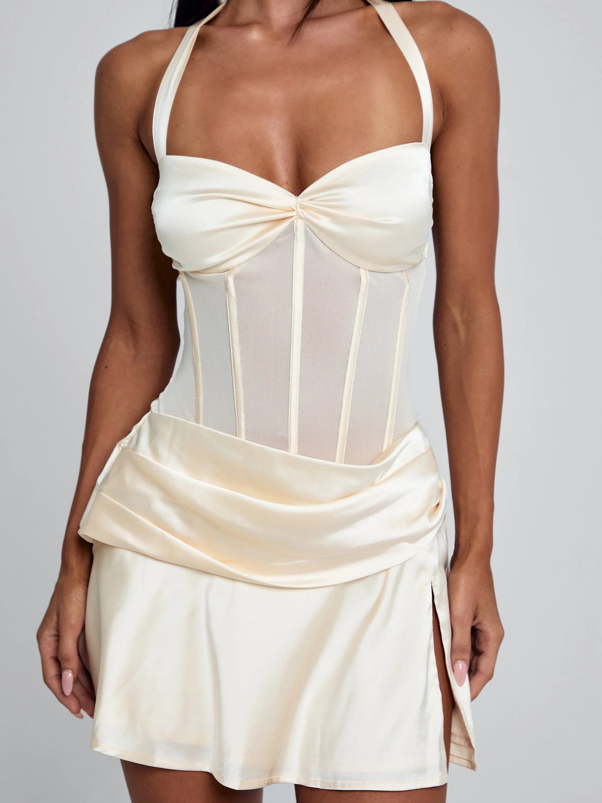 Lucy's CARMIN MINI DRESS IVORY