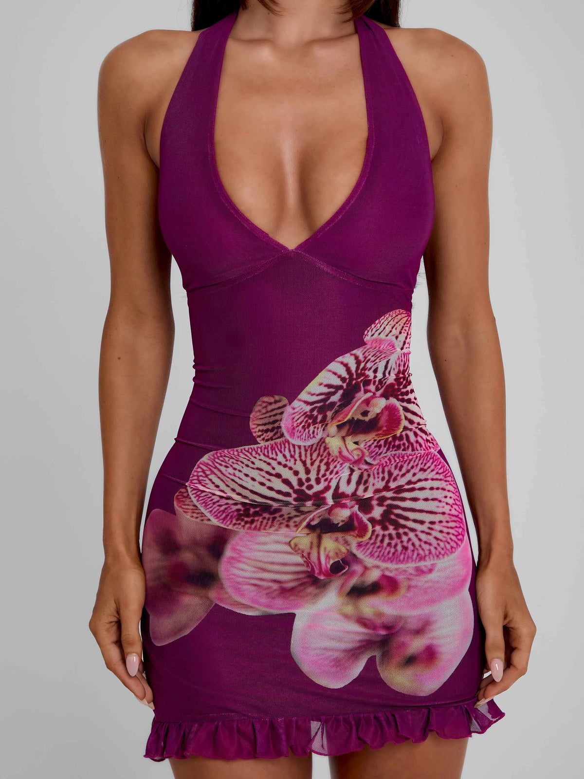 Lucy's BRENDAI MINI DRESS PLUM