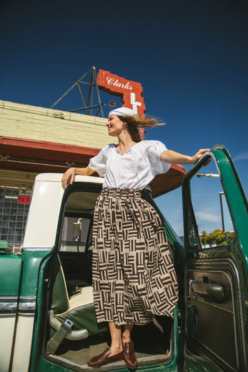 Brooklyn Striped Skirt