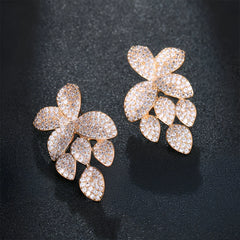 Vioraia Petal Glint Studs