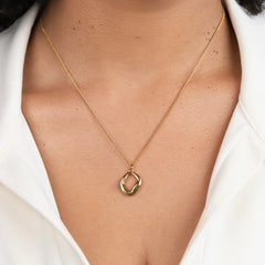Vioraia Zola Geometric Gold Necklace