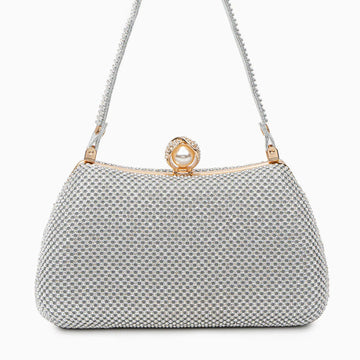 Vioraia Vintage Rhinestones Glitter Handbag