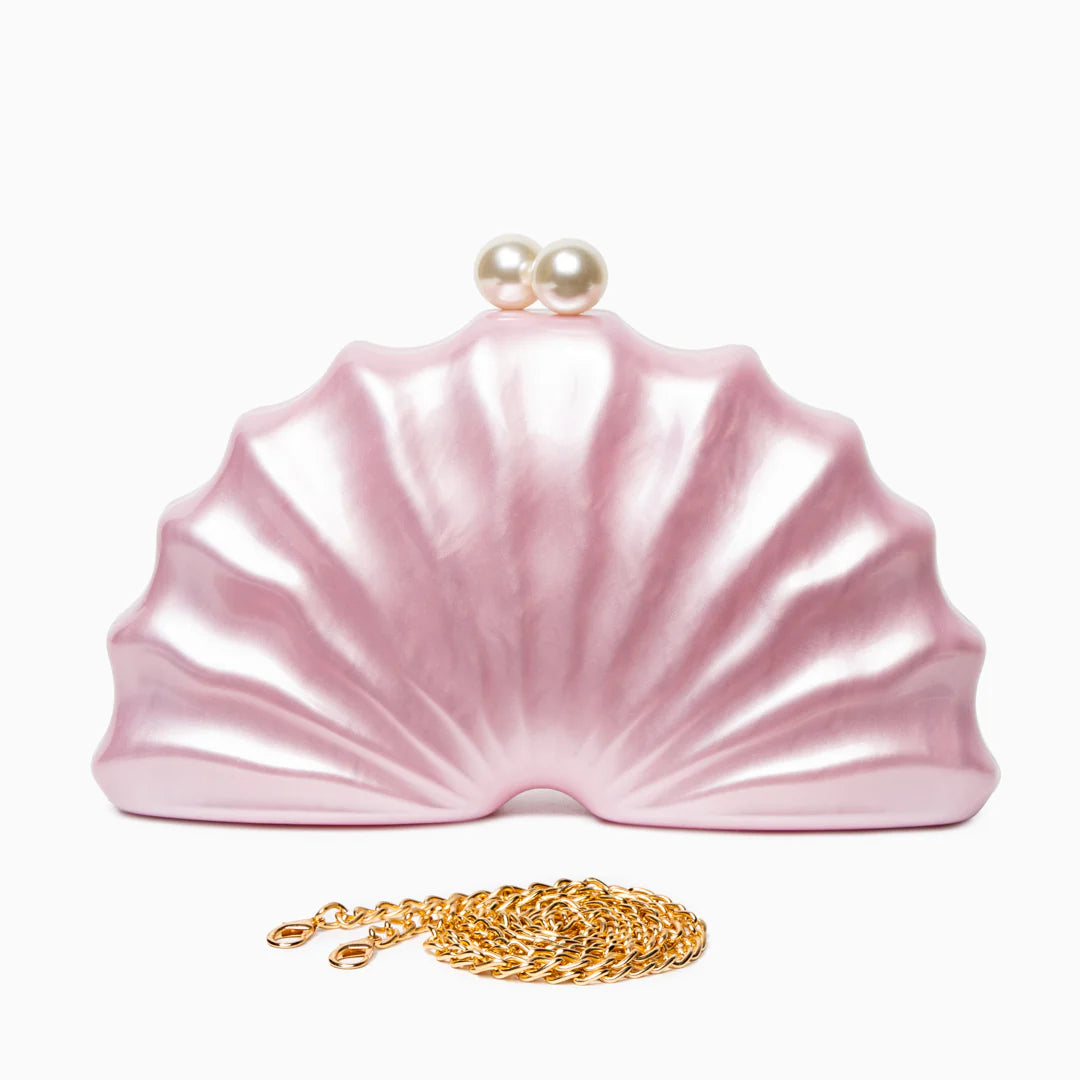 Vioraia Chloe Shell Clutch Bag