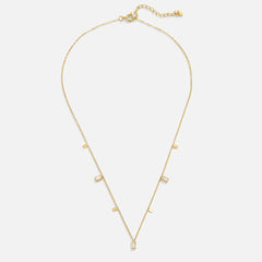 Vioraia Lena Rectangle Crystal Necklace