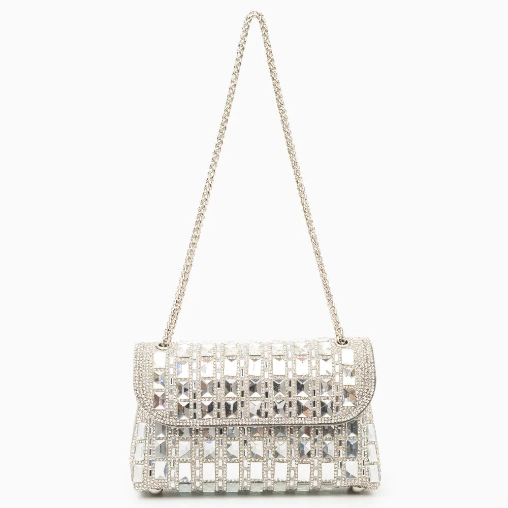 Vioraia Ayesha Gemstones Clutch Bag