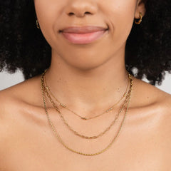 Vioraia Sofia Gold Multi Layered Necklace