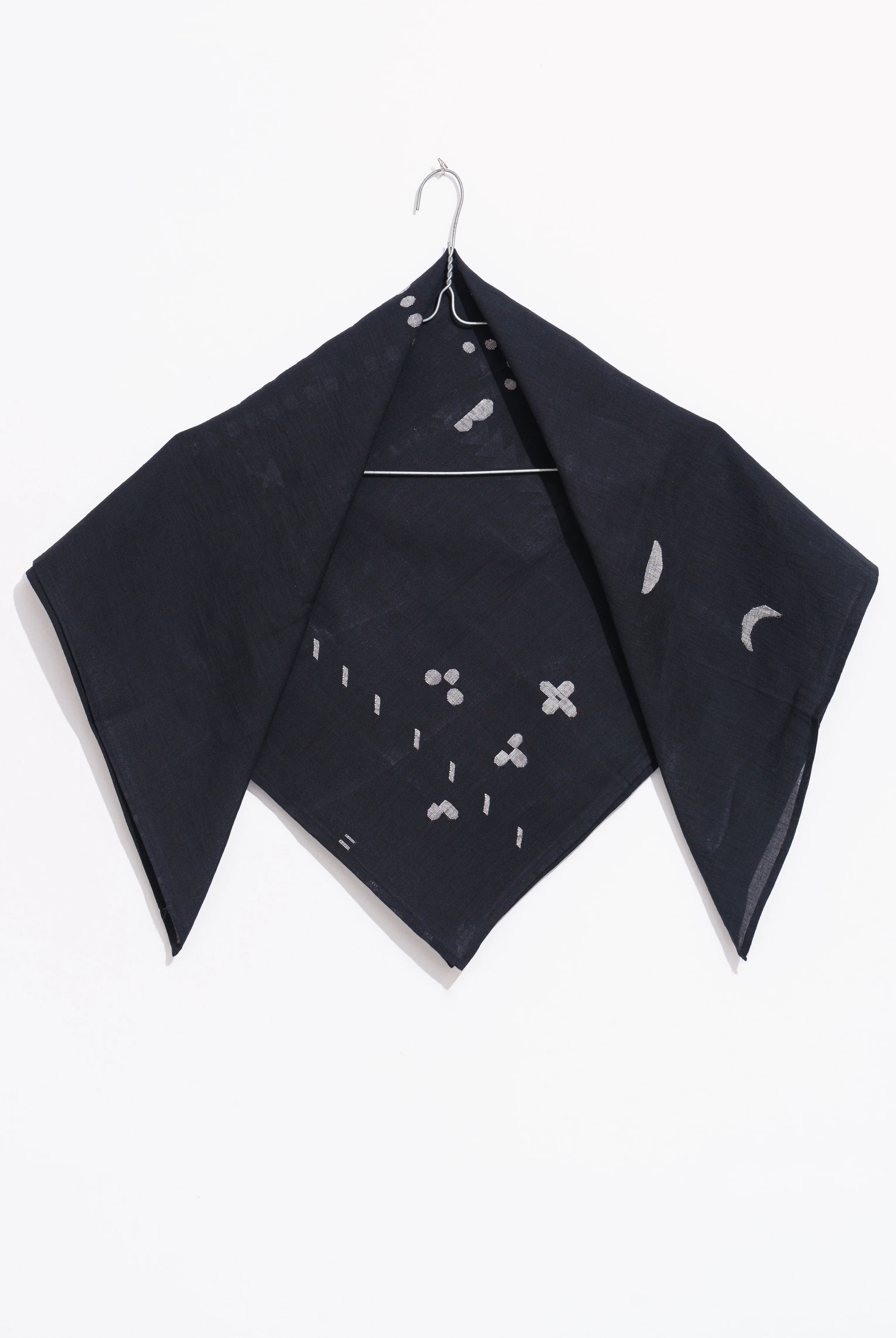Black cotton bandana