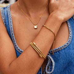 Vioraia Twisted Gold Bracelet