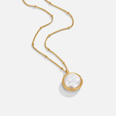 Vioraia Mother Of Pearl Pendant Necklace