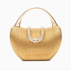 Vioraia Fancy Metallic Evening Handbag