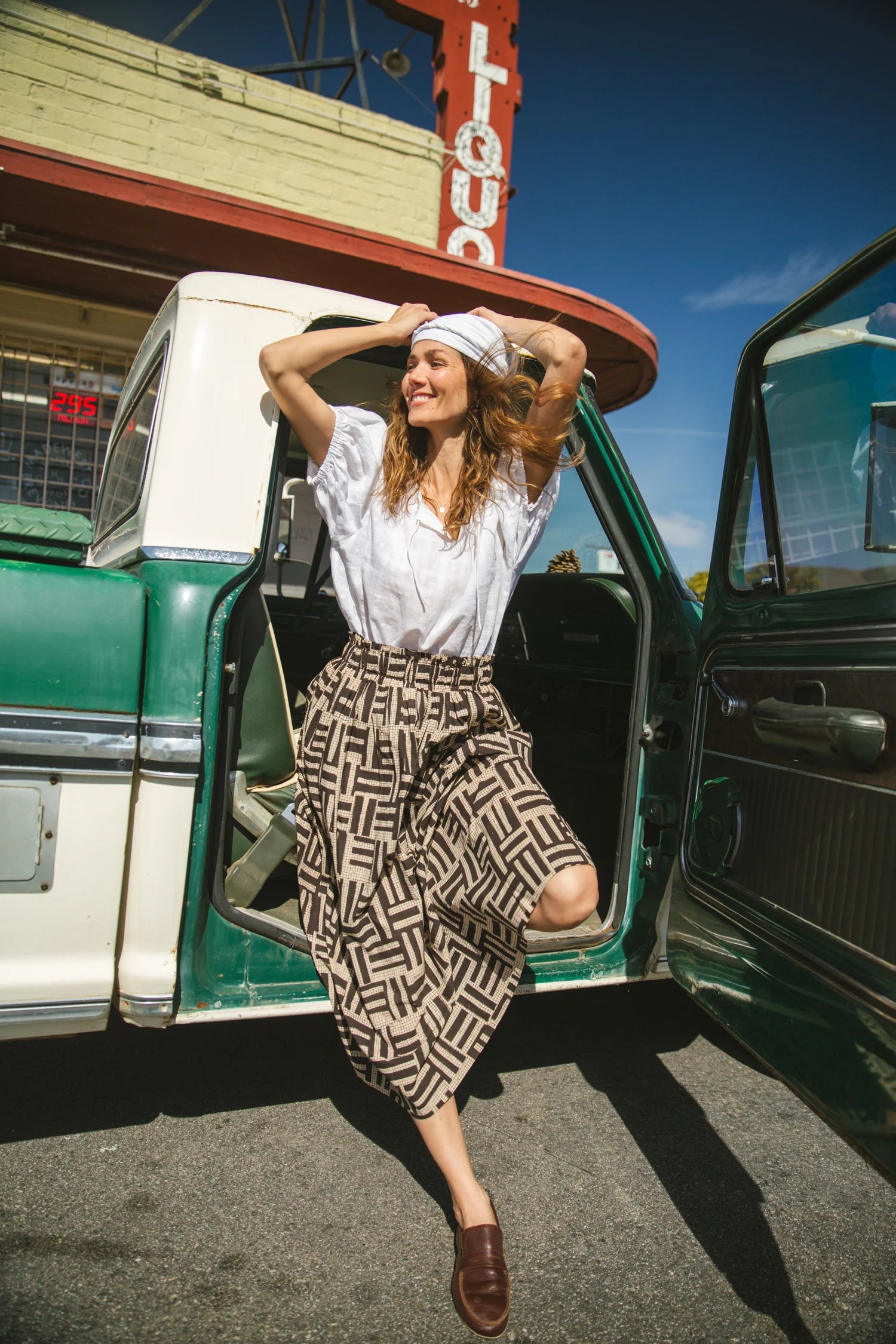 Brooklyn Striped Skirt