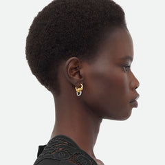 Vioraia Tangent Loop Earrings