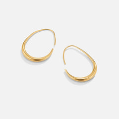 Vioraia Nica Gold Hoop Earrings