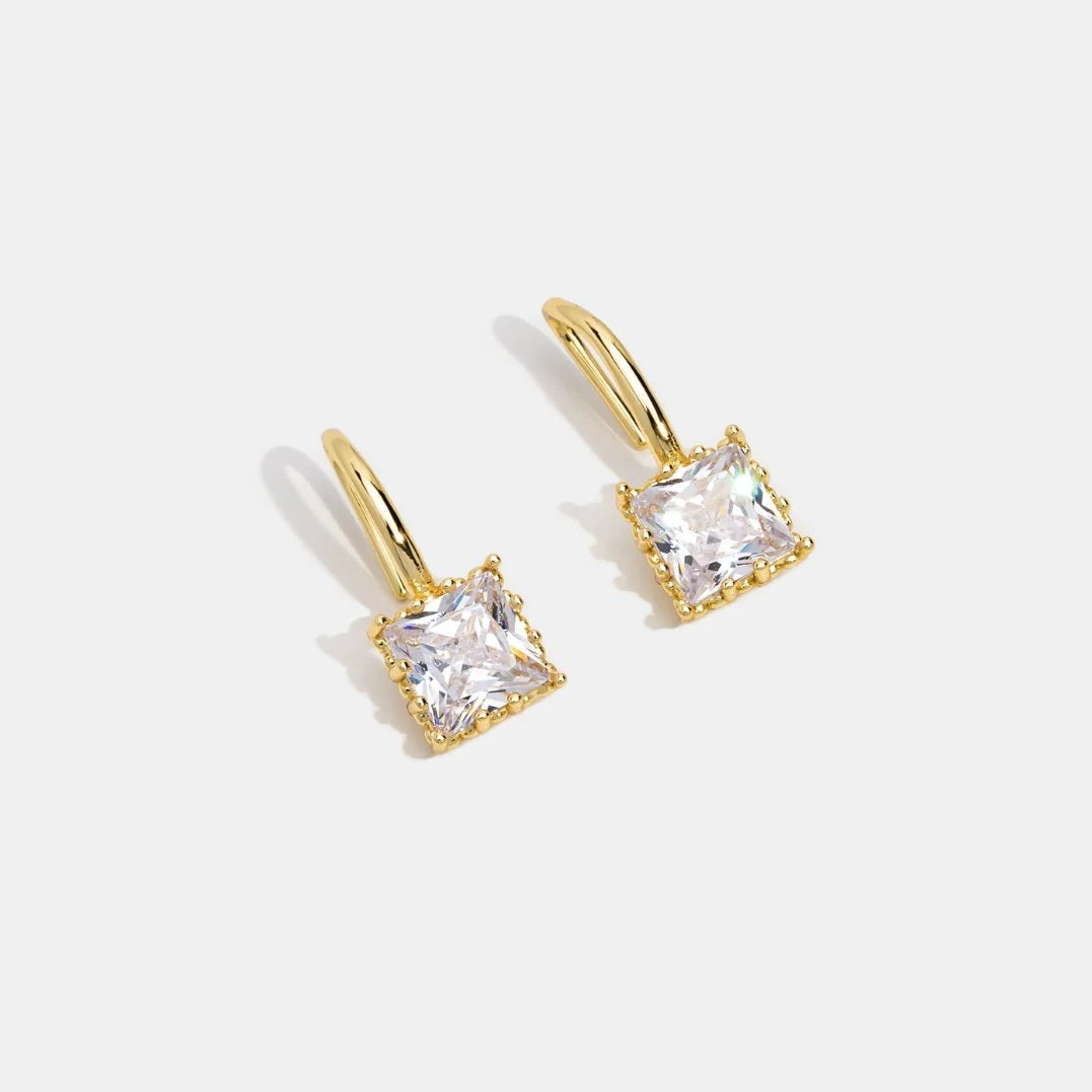Vioraia Piper Crystal Drop Earrings