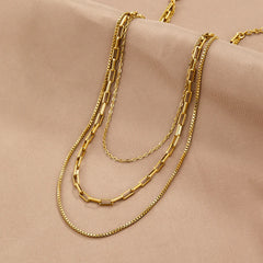 Vioraia Miela Layered Chain Necklace
