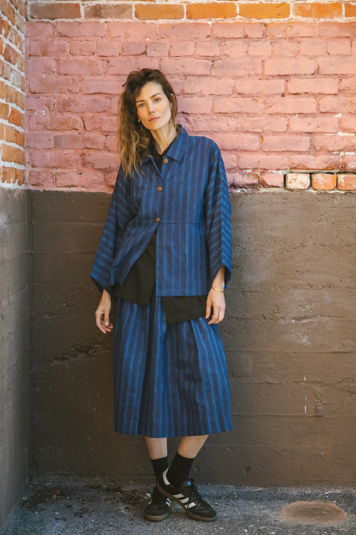 Vintage Navy Blue Skirt
