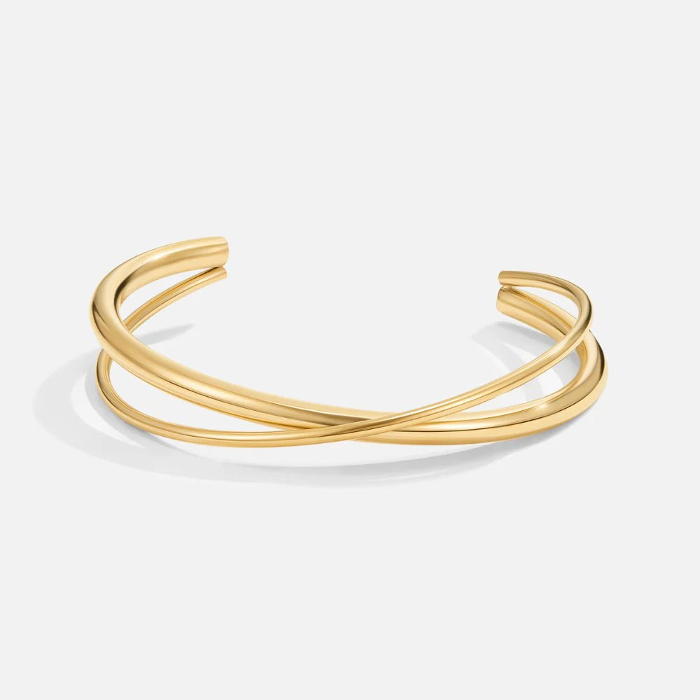 Vioraia Eva Gold Twist Bracelet