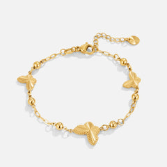 Vioraia Emilia Golden Butterfly Bracelet