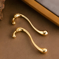 Vioraia Camille Elongated Drop Earrings