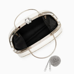 Vioraia Tiffany Rhinestones Clutch Bag