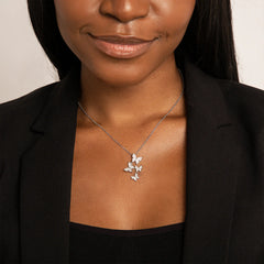 Vioraia Soaring Butterflies Necklace