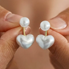 Vioraia Love Pearl Earrings