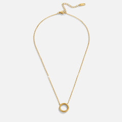 Vioraia Avery Circle Pendant Necklace