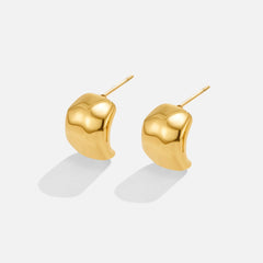 Vioraia Mika Geometric Curve Earrings