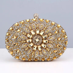 Vioraia Meghan Diamond Encrusted Clutch Bag