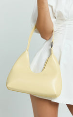 Vioraia Calabasas Bag - PU Shoulder Bag in Butter Yellow