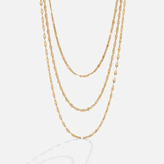 Vioraia Lila Multi Chain Necklace