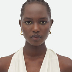 Vioraia Lina Abstract Hoop Earrings