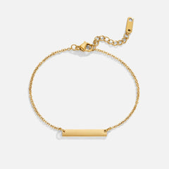 Vioraia Rina Gold Bar Bracelet