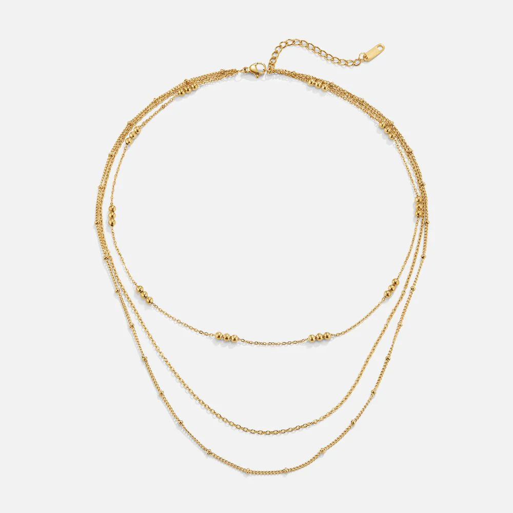 Vioraia Tessa Triple Layered Necklace