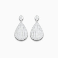 Vioraia Amira Frost Drop Earrings
