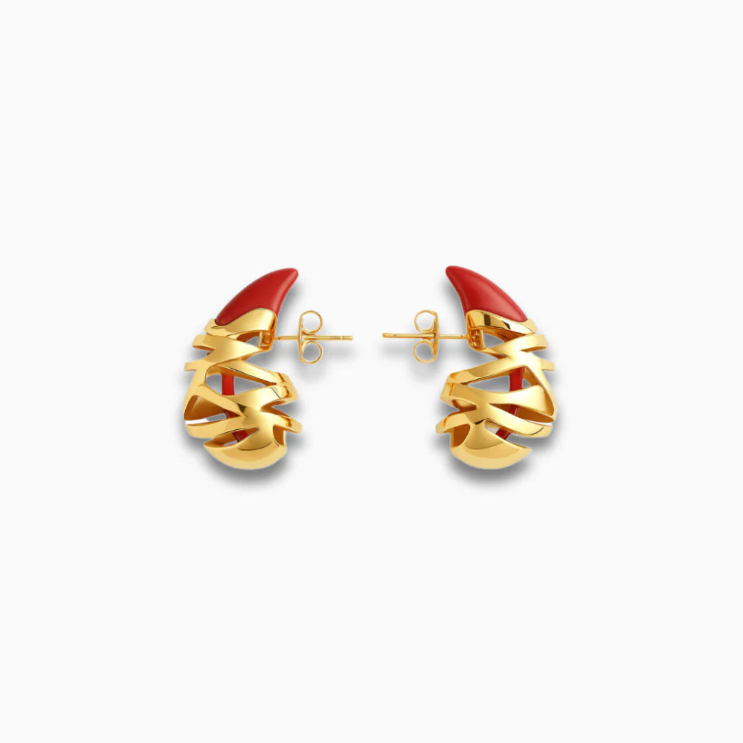 Vioraia Sienna Flame Earrings