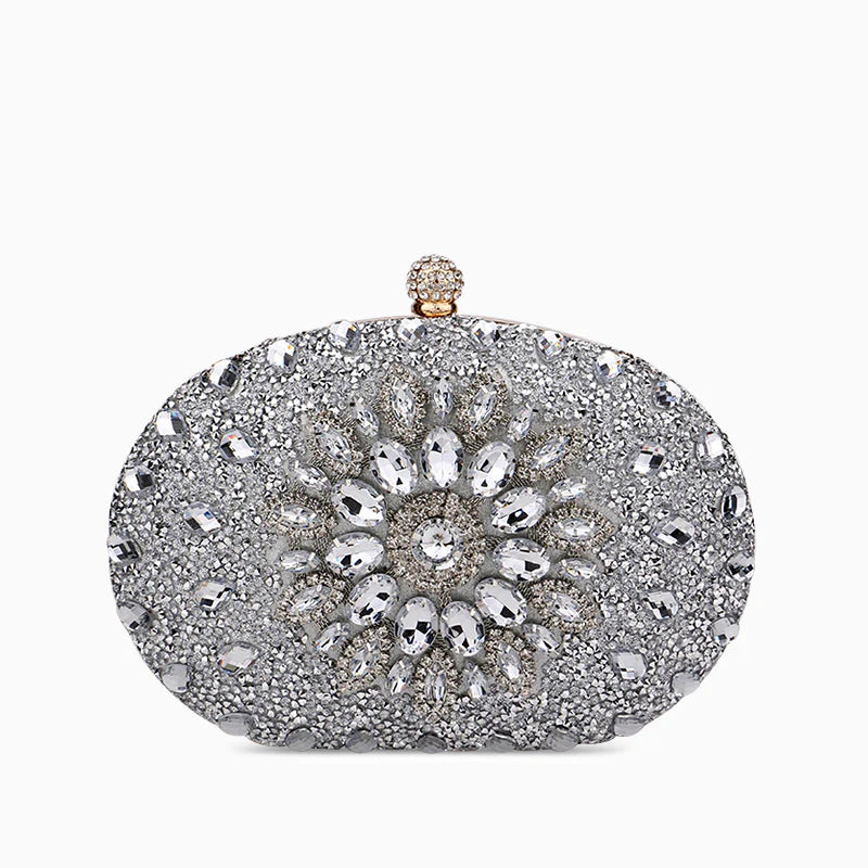 Vioraia Meghan Diamond Encrusted Clutch Bag