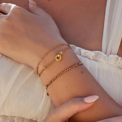 Vioraia Layered Eternity Loop Bracelet