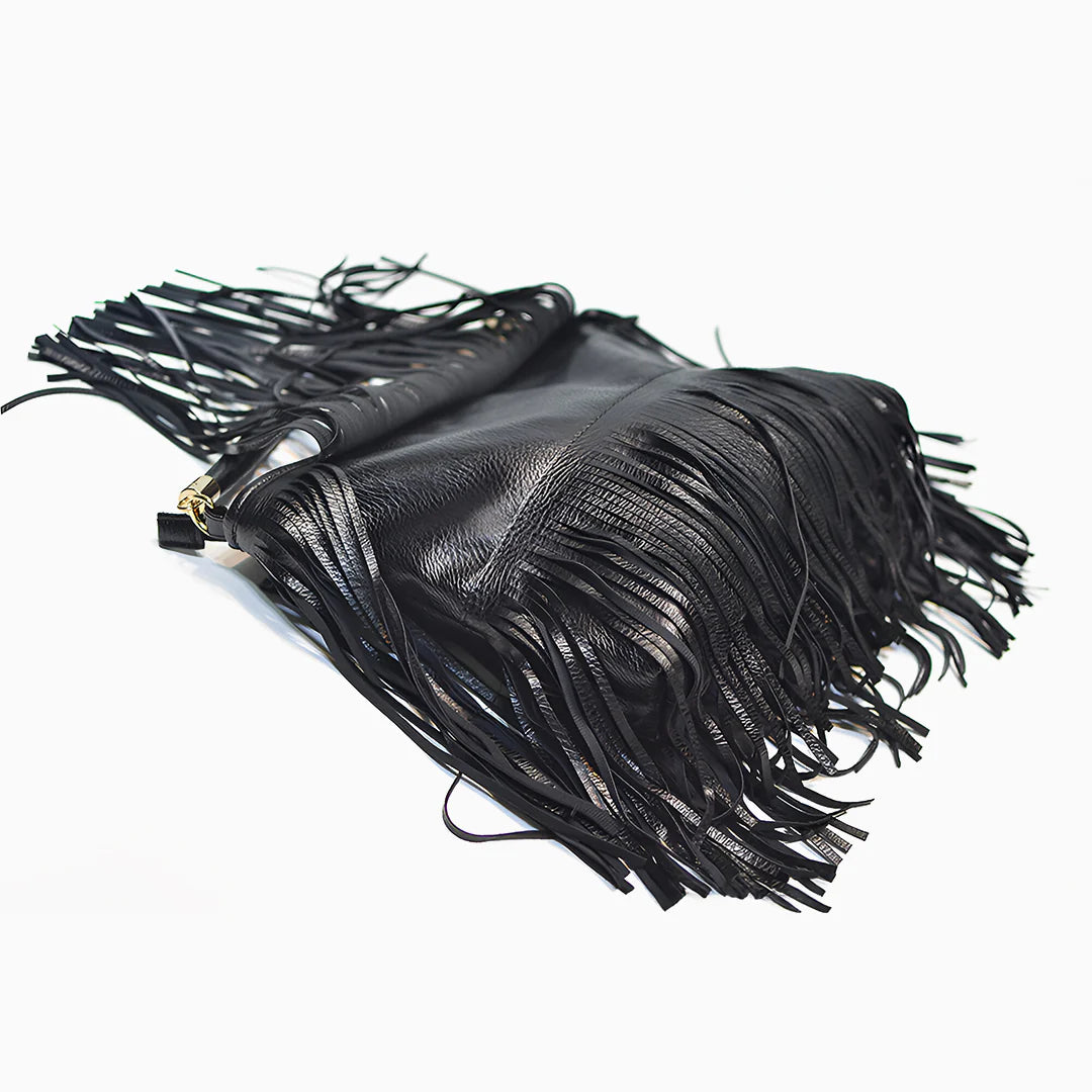 Vioraia Edina Tassel Crossbody Bag