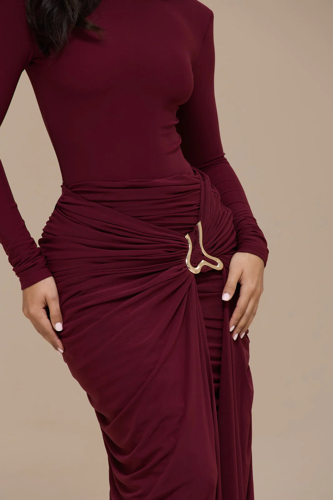 GIA BODYSUIT | WINE