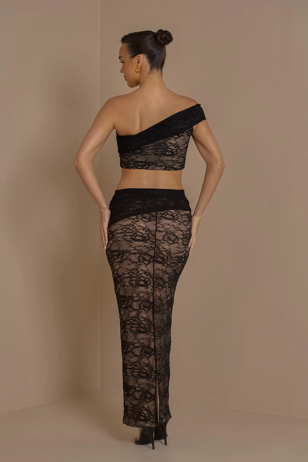 ANASTASIA LACE CO-ORD | BLACK - SALE