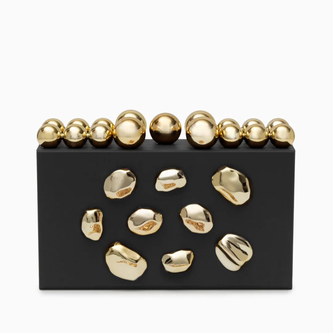 Vioraia Verdant Orbit Clutch Bag