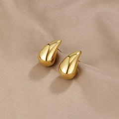Vioraia Amara Gold Teardrop Earrings