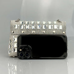 Vioraia Ayesha Gemstones Clutch Bag